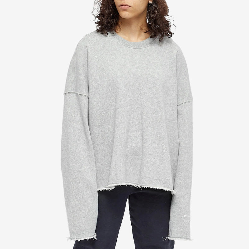 Cold Laundry Women's Short Crew Neck Sweat in Grey